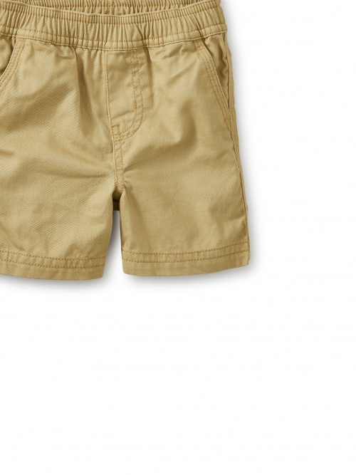 简单斜纹婴儿短裤