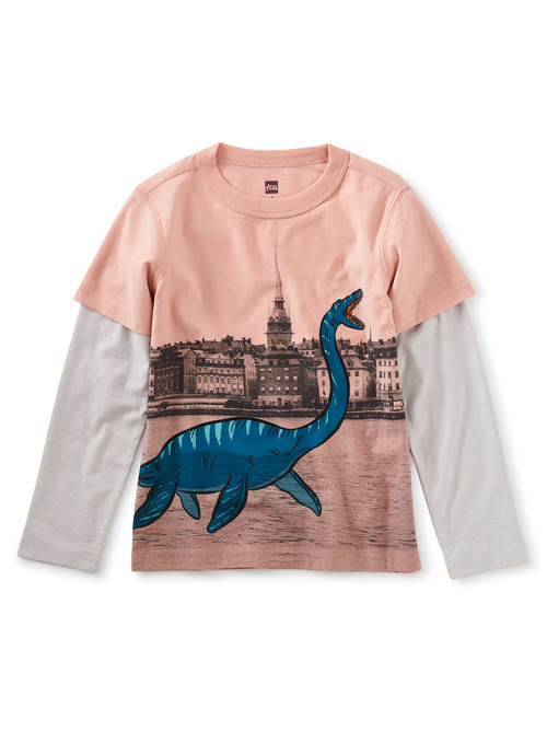 斯德哥尔摩恐龙图案t恤
