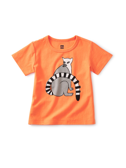 狐猴宝宝图案t恤