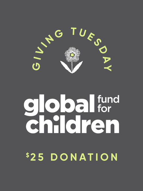 向全球儿童基金会捐款25美元