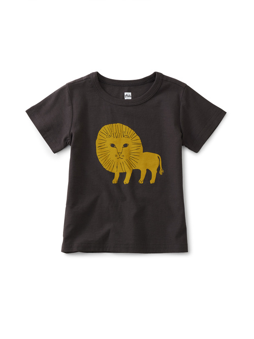 狮子幼崽婴儿图形t恤