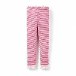 Tea Collection Striped Thermal Leggings