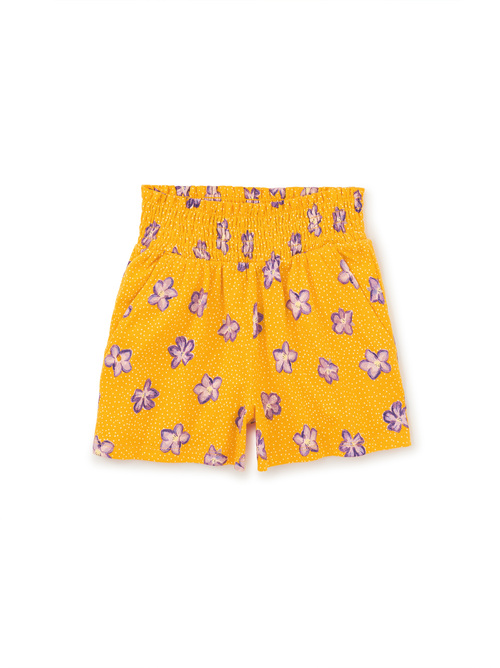 Paperbag High-Waist Shorts