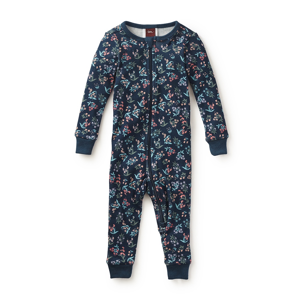 Little Girl Field of Dreams Baby Pajamas | Tea Collection