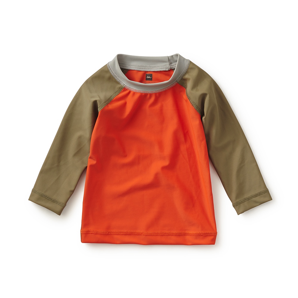 Little Boy Atrani Baby Rash Guard Tea Collection