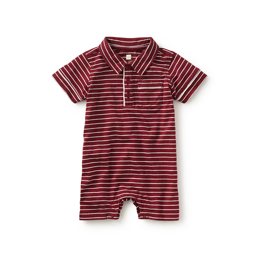 polo romper baby boy