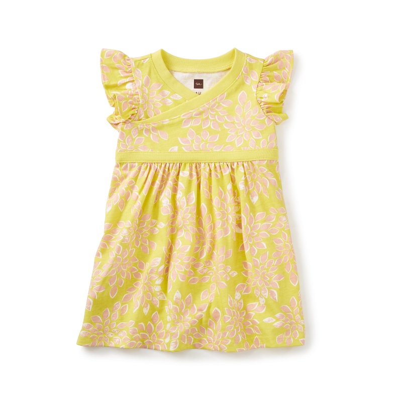 Sadie Wrap Neck Baby Dress | Tea Collection