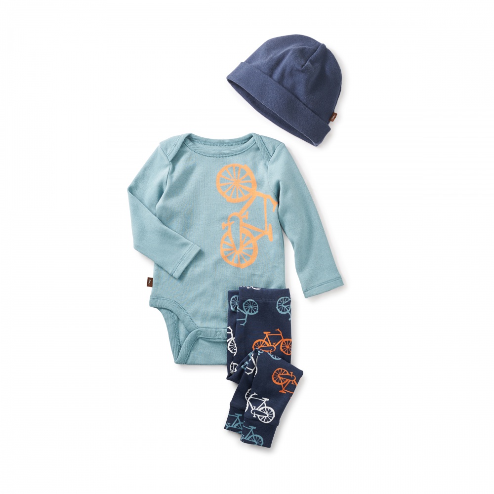 Tea Collection Cycle Baby Outfit