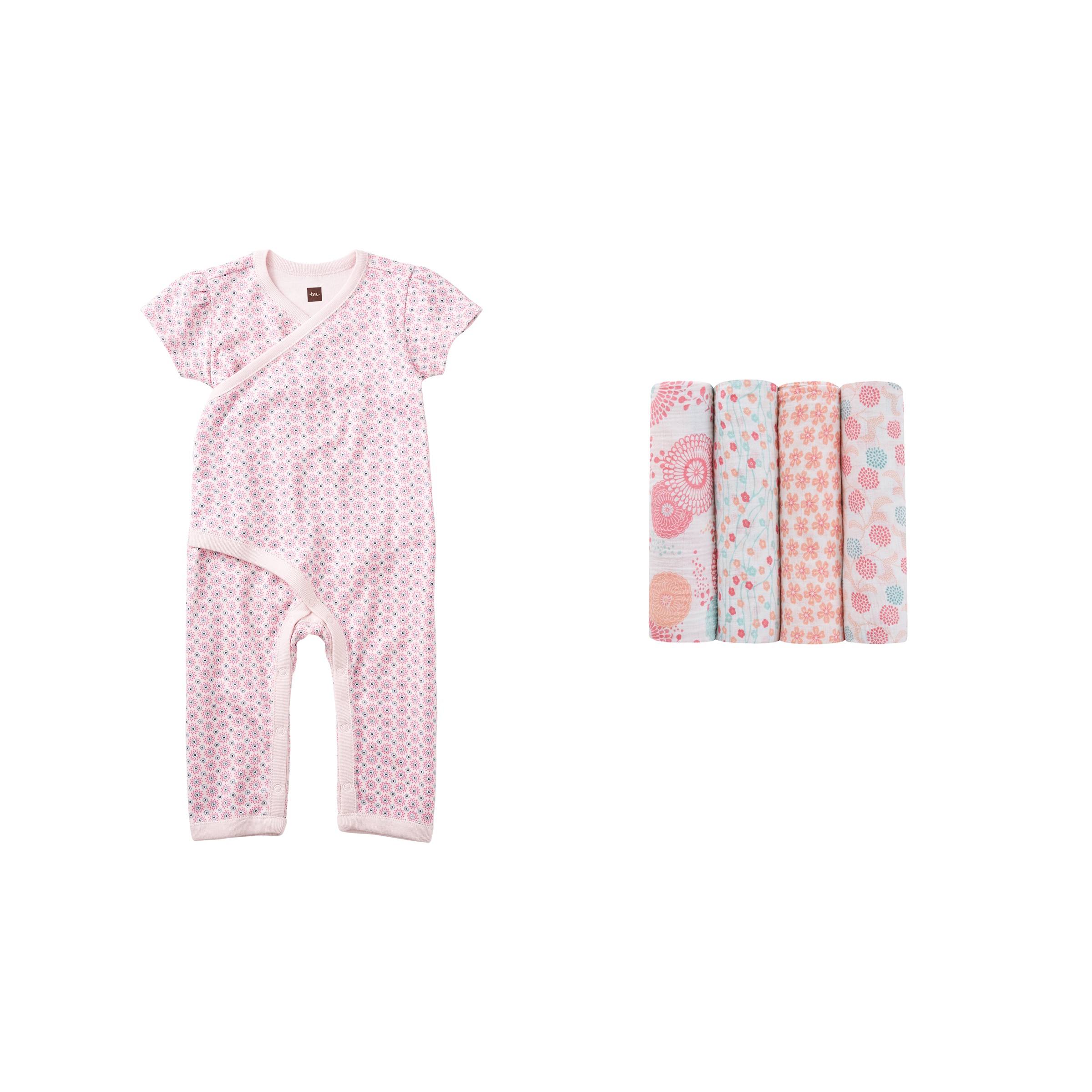 Global Garden Swaddle Set Tea Collection