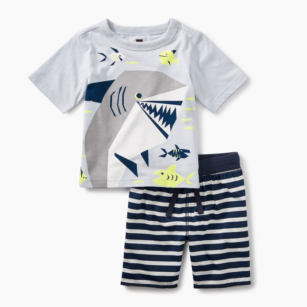 Smiling Shark Baby Outfit | Tea Collection