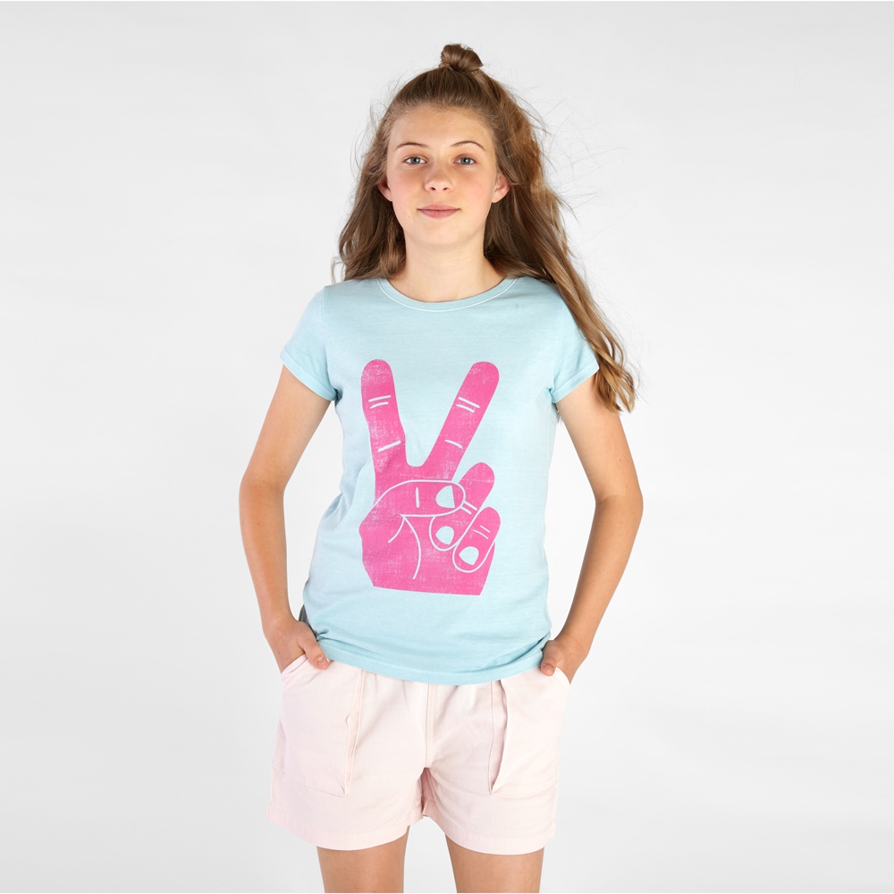 Tea Collection Peace Sign Graphic Tee