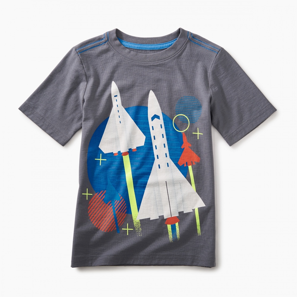 Tea Collection Space Shuttle Graphic Tee