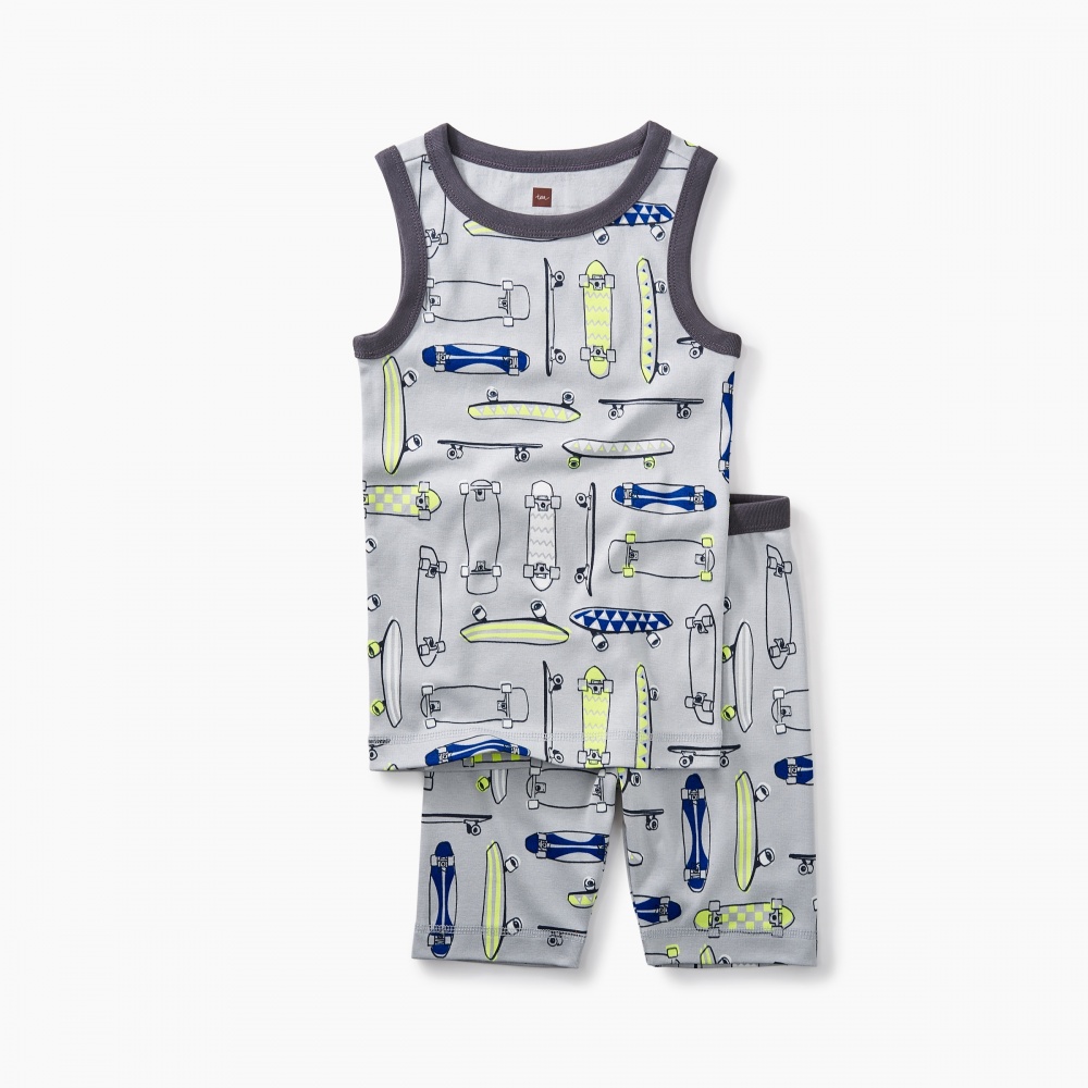 Tea Collection Skateboards Tank Pajamas