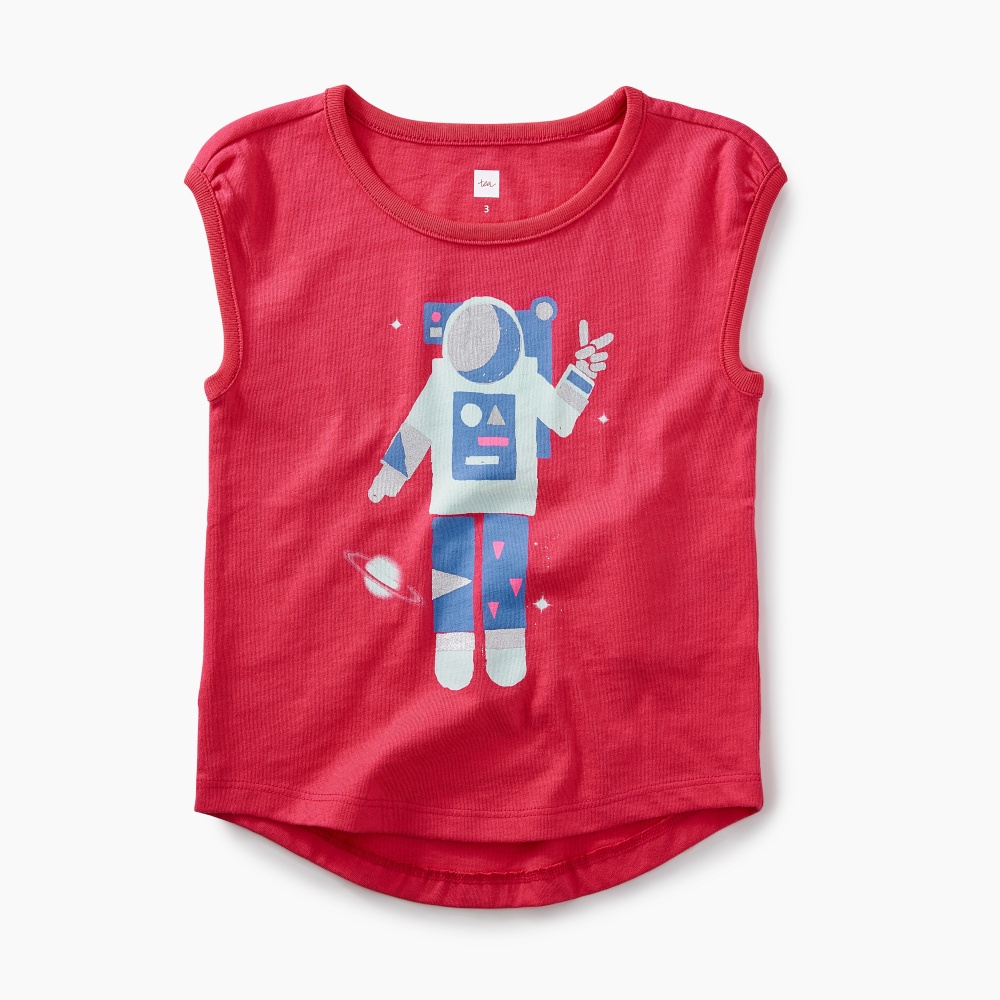 Tea Collection Space Girl Graphic Tee