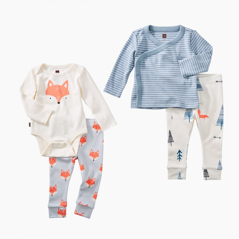 Tea Collection Fox & Forest Baby Set