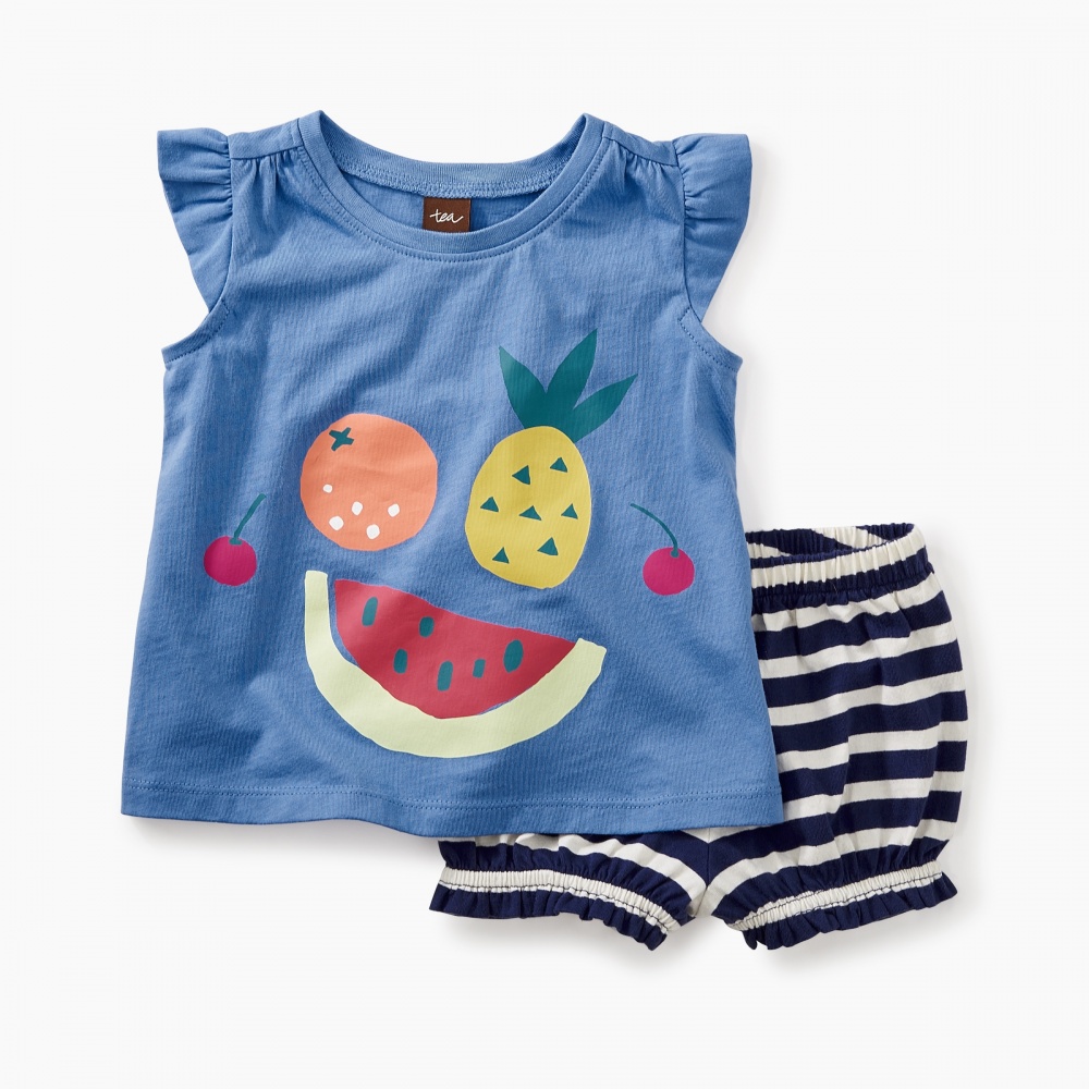 Tea Collection Fruit Graphic Outfit