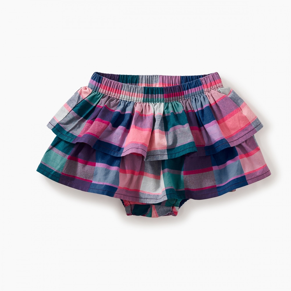 Tea Collection Plaid Ruffled Bloomers