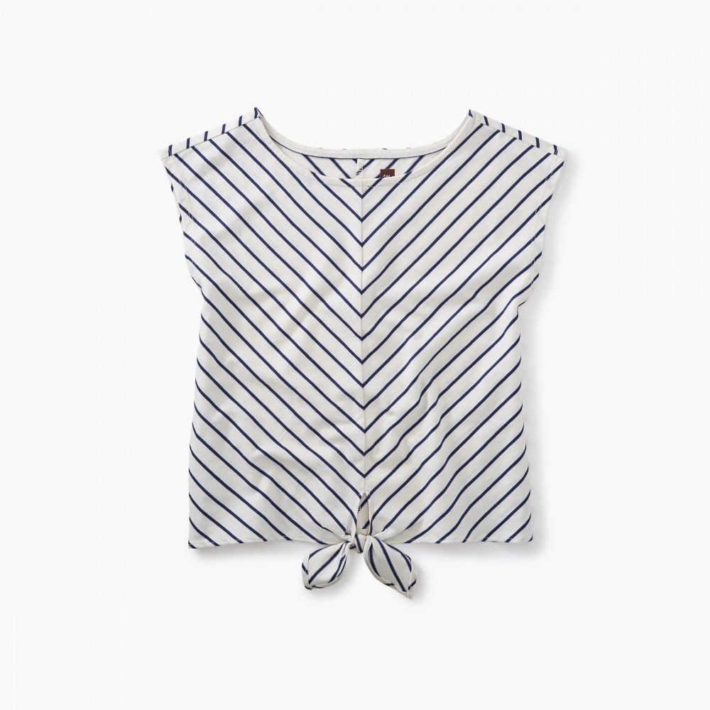Tea Collection Bow Waist Top