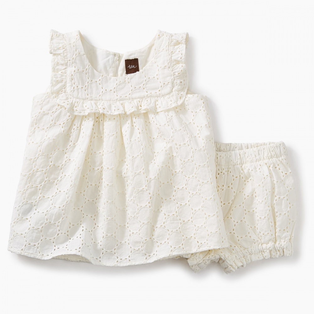 Tea Collection Eyelet Baby Outfit