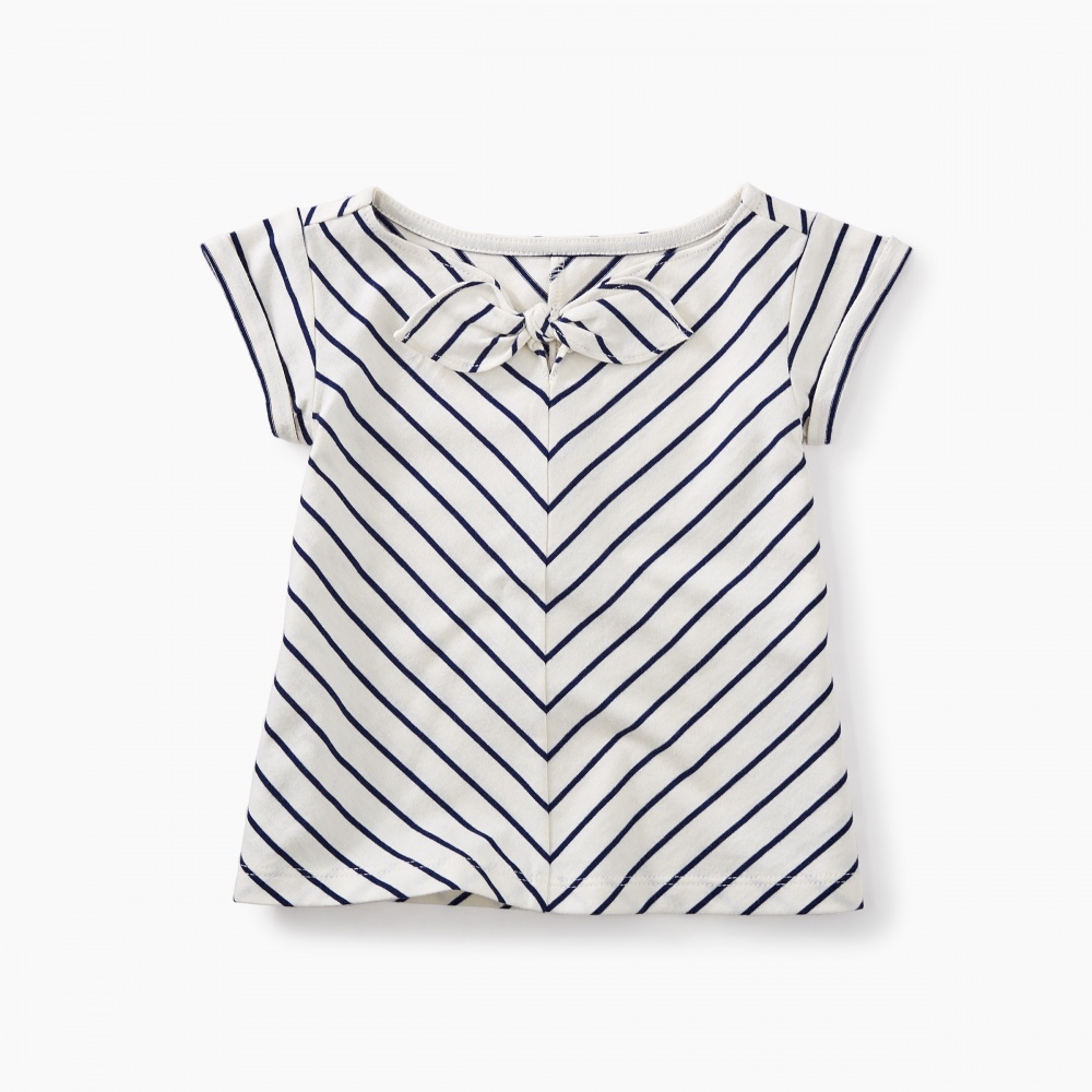Tea Collection Classic Stripe Knotted Top