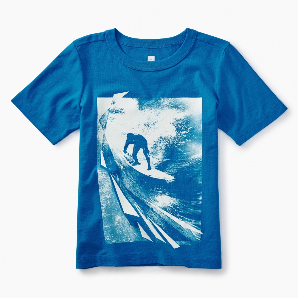 Tea Collection Photoreal Surf Graphic Tee