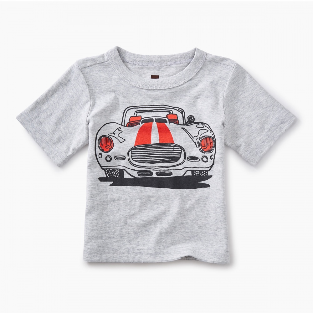 Tea Collection Sports Car Graphic Baby Tee