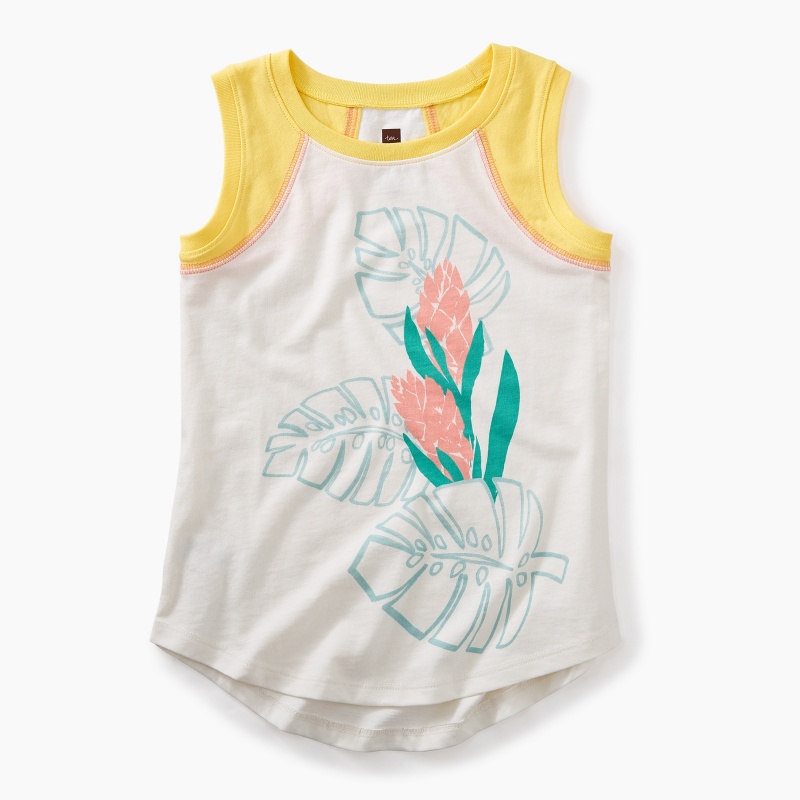 Ginger Flower Graphic Tunic