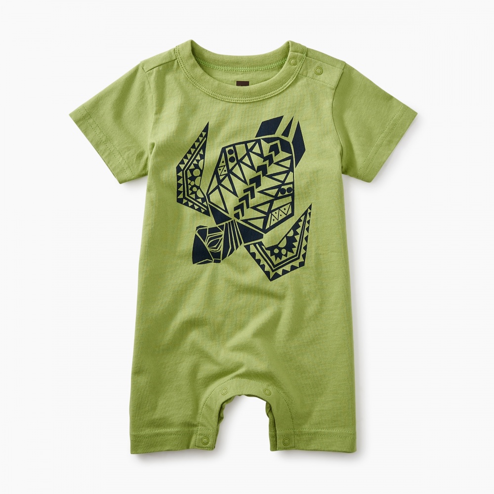 Tea Collection Sea Turtle Graphic Romper