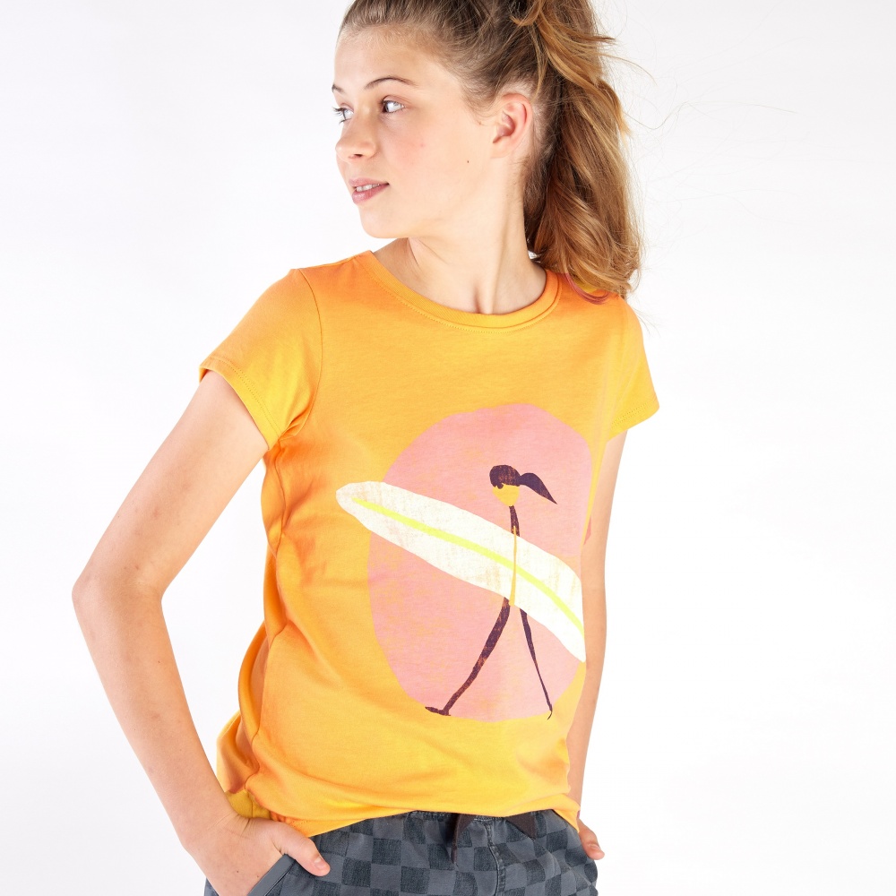 Tea Collection Surfer Girl Graphic Tee