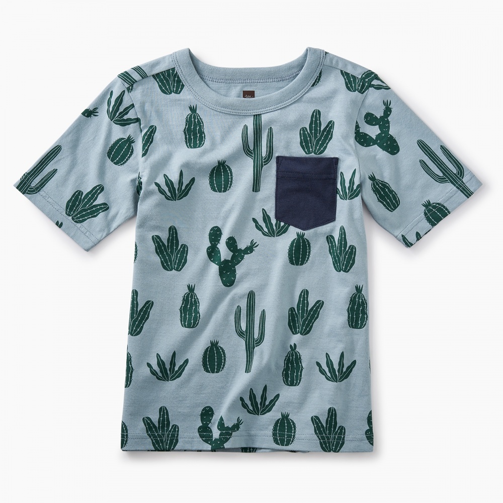 Tea Collection Print Pocket Tee