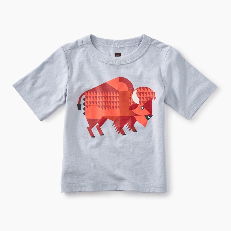 Bison Graphic Baby Tee