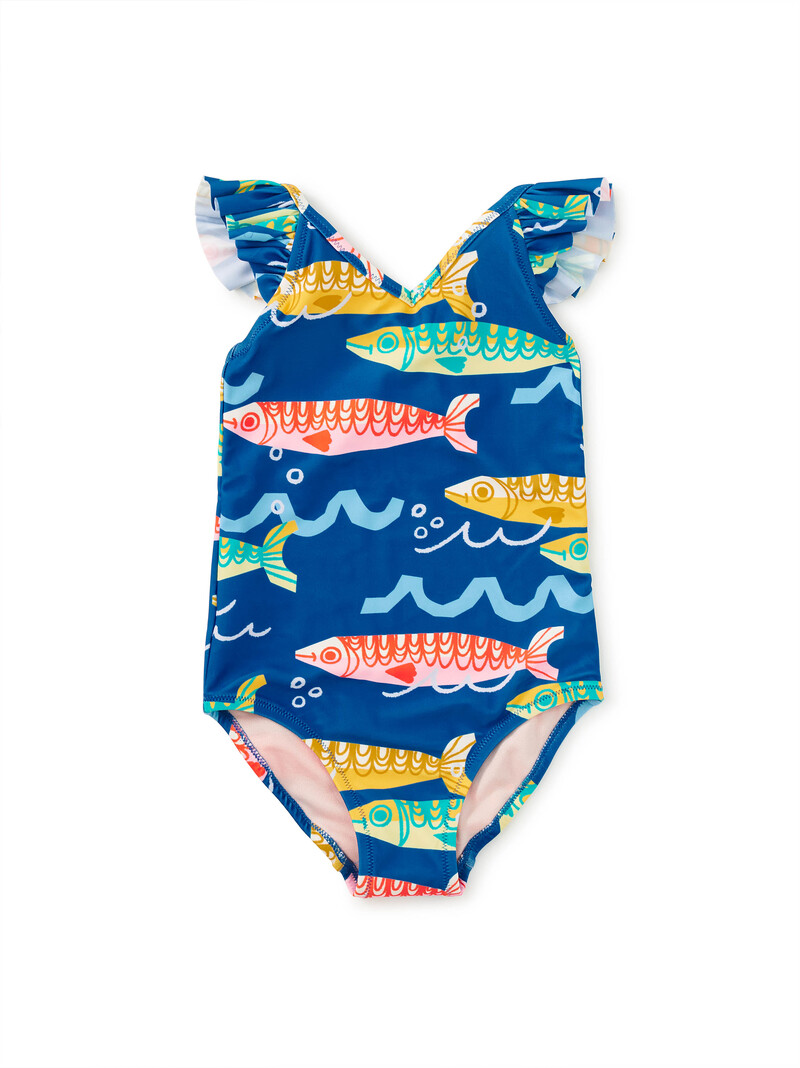 Ruffle One-Piece Swimsuit