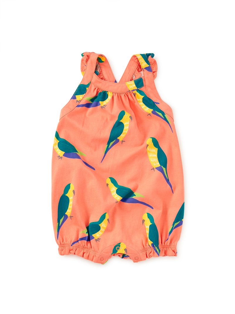 Cross-Back Baby Romper