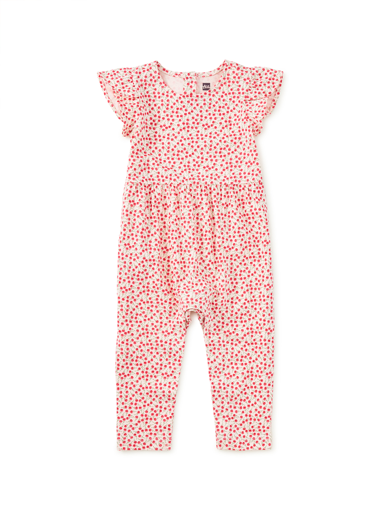 Tulip Sleeve Baby Romper