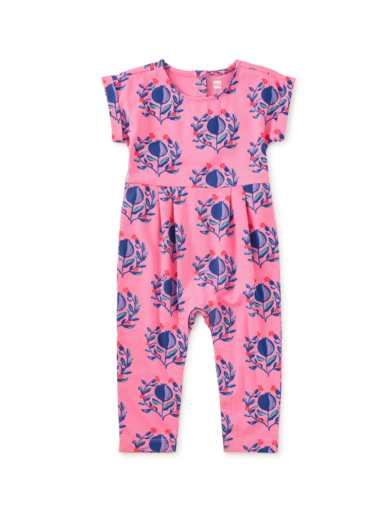 Cuff Sleeve Baby Romper