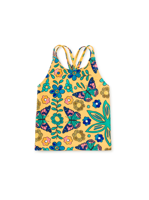  Cross Back Tankini Top