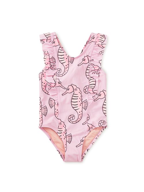  Ruffle One-Piece Swimsuit