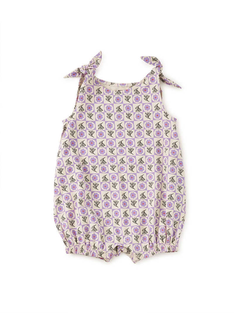Tie Shoulder Baby Romper