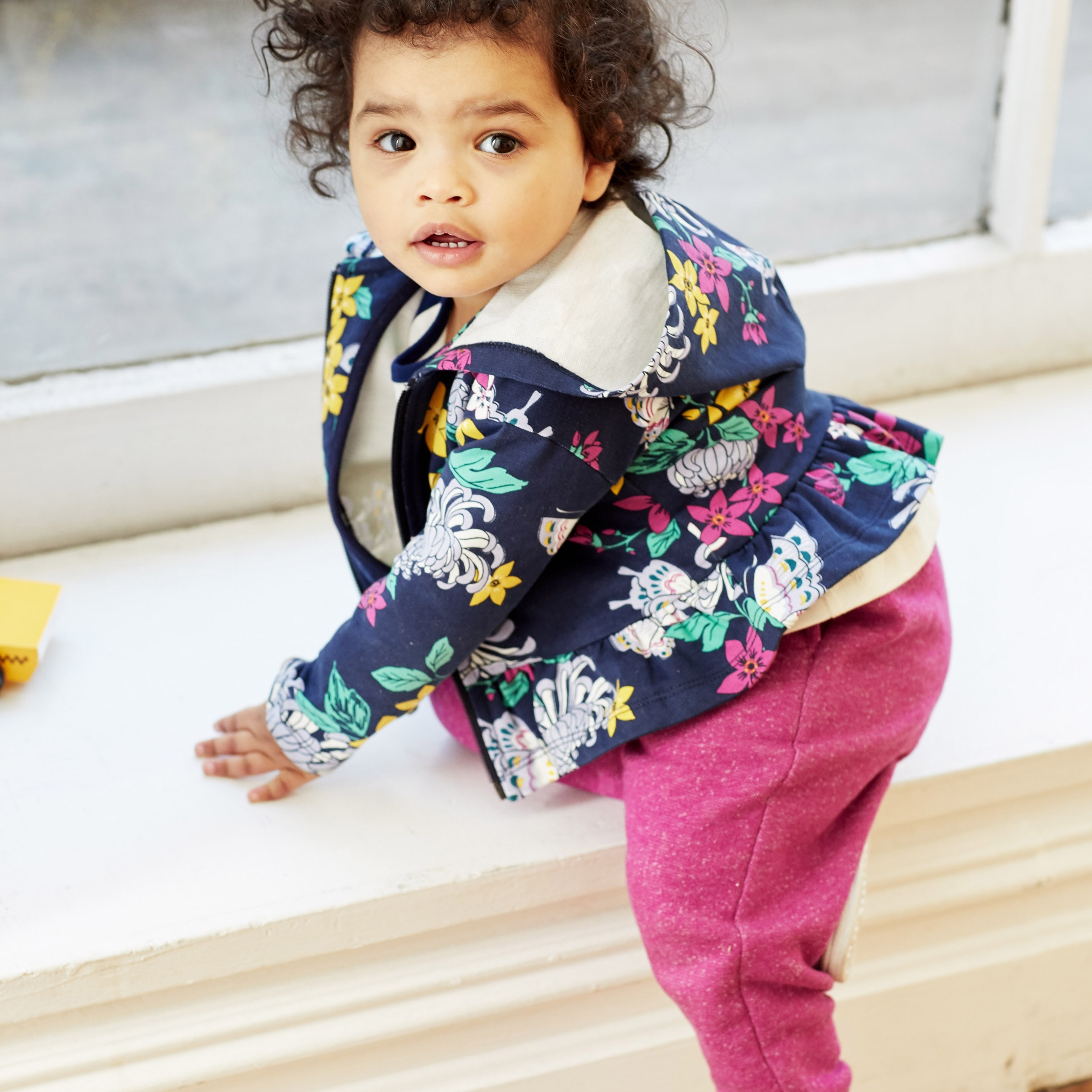 Blooms Baby Zip Hoodie Tea Collection