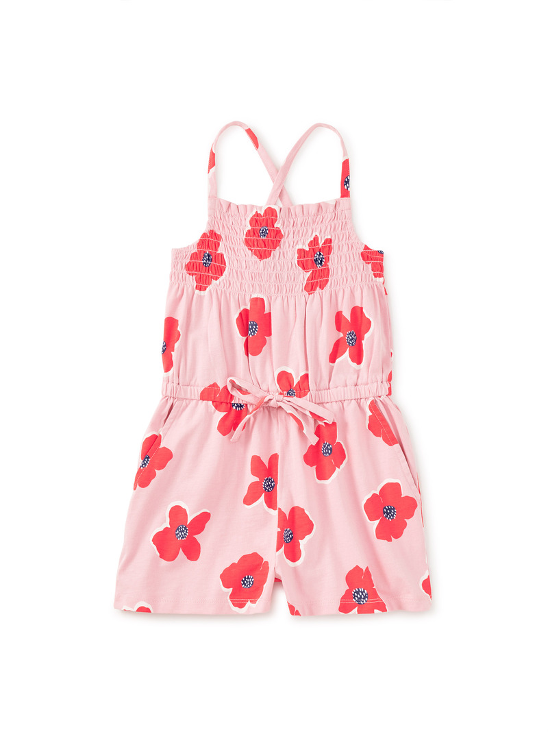 Smocked Strappy Romper