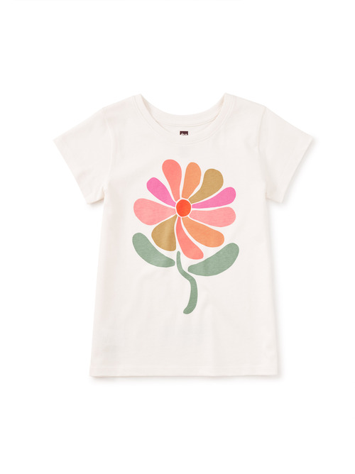  Groovy Flower Graphic Tee