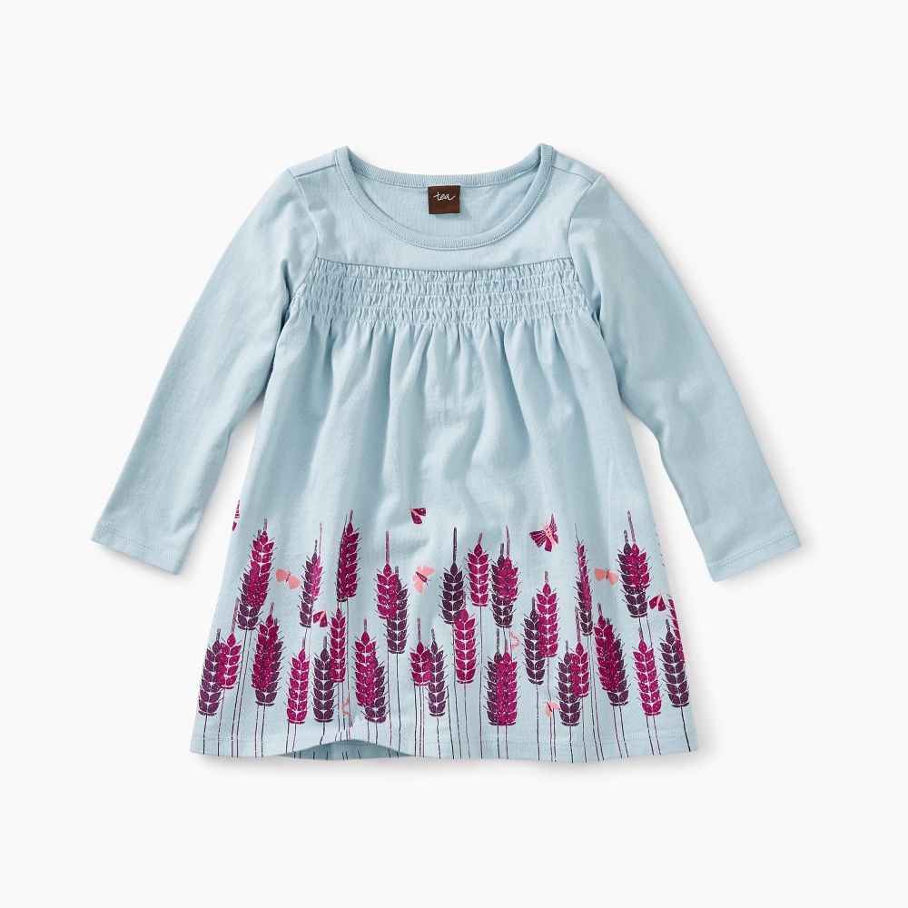 Smocked Graphic Baby Dress | Tea Collection