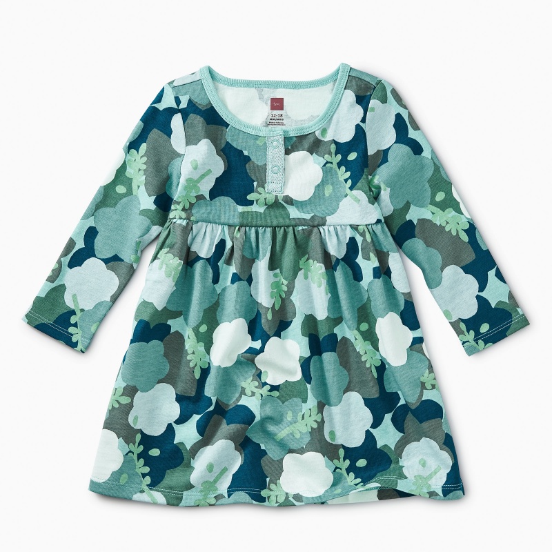 Sparkle Henley Baby Dress | Tea Collection