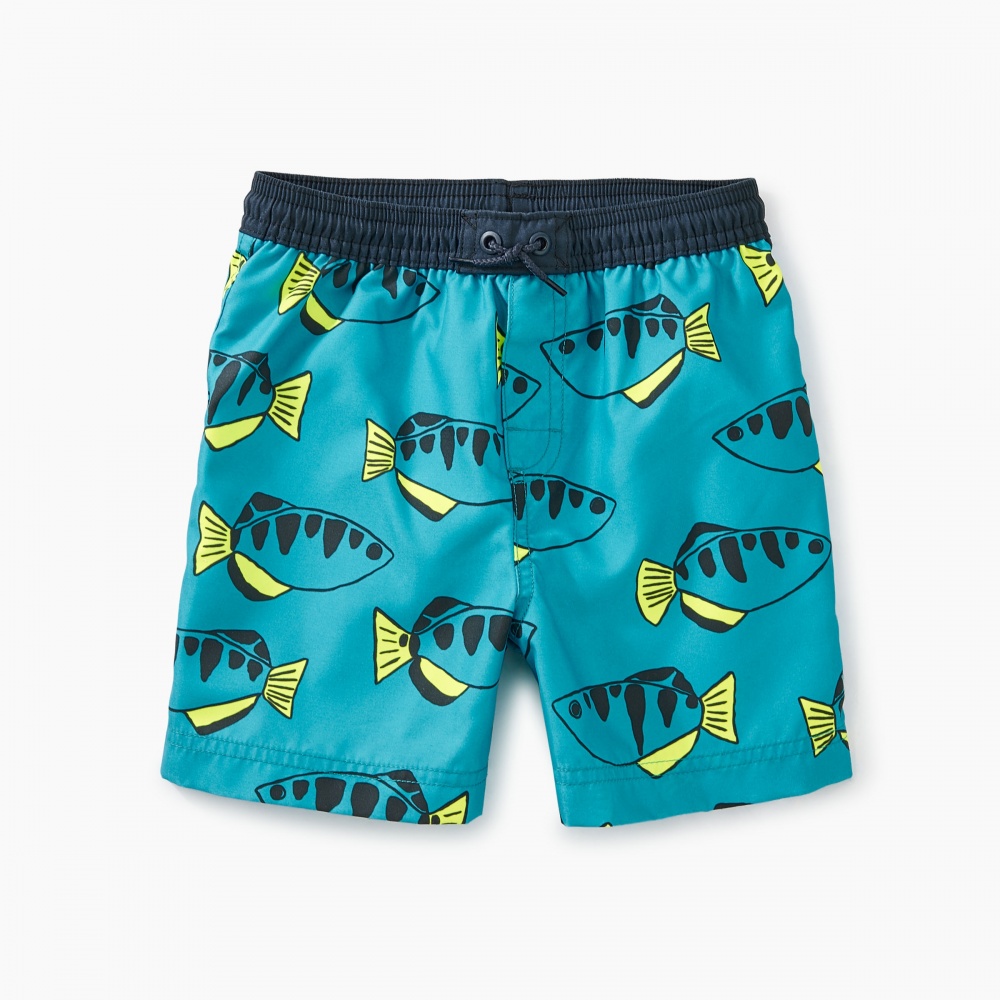 Printed Swim Trunks Tea Collection