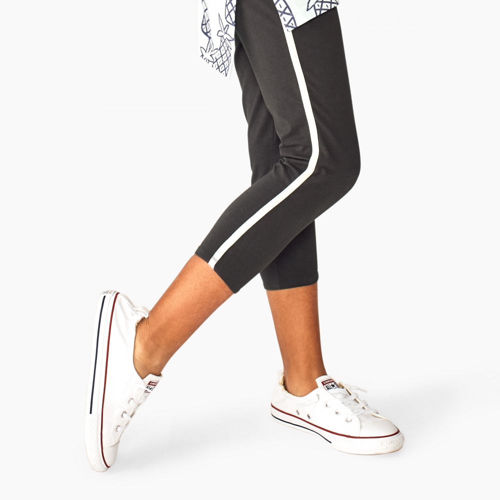 nike candy stripe capri leggings