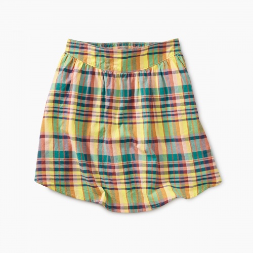 Madras Shirtail Skirt