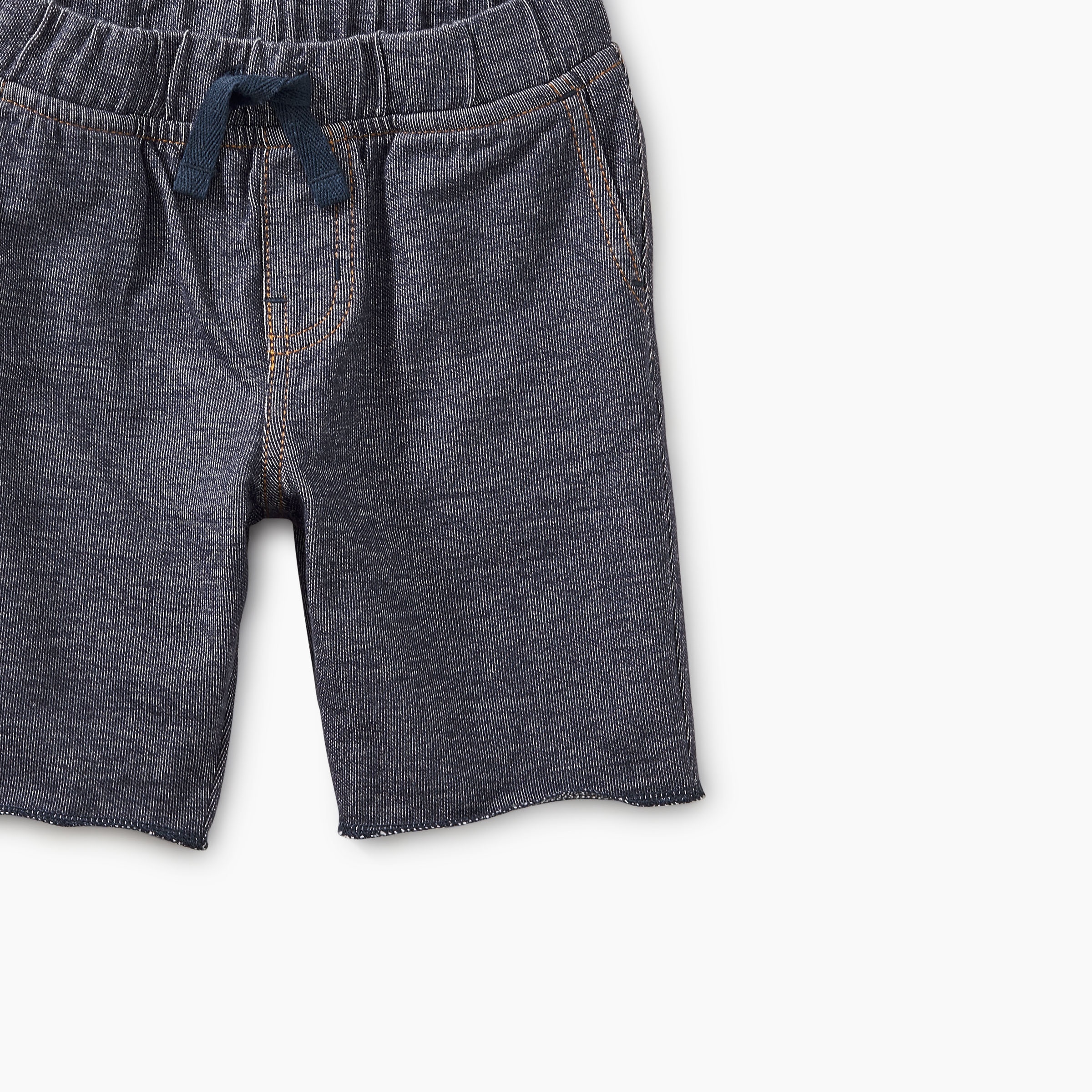 baby black denim shorts