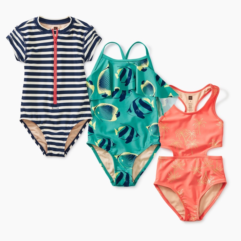 Three s Company Swim Set | Tea Collection