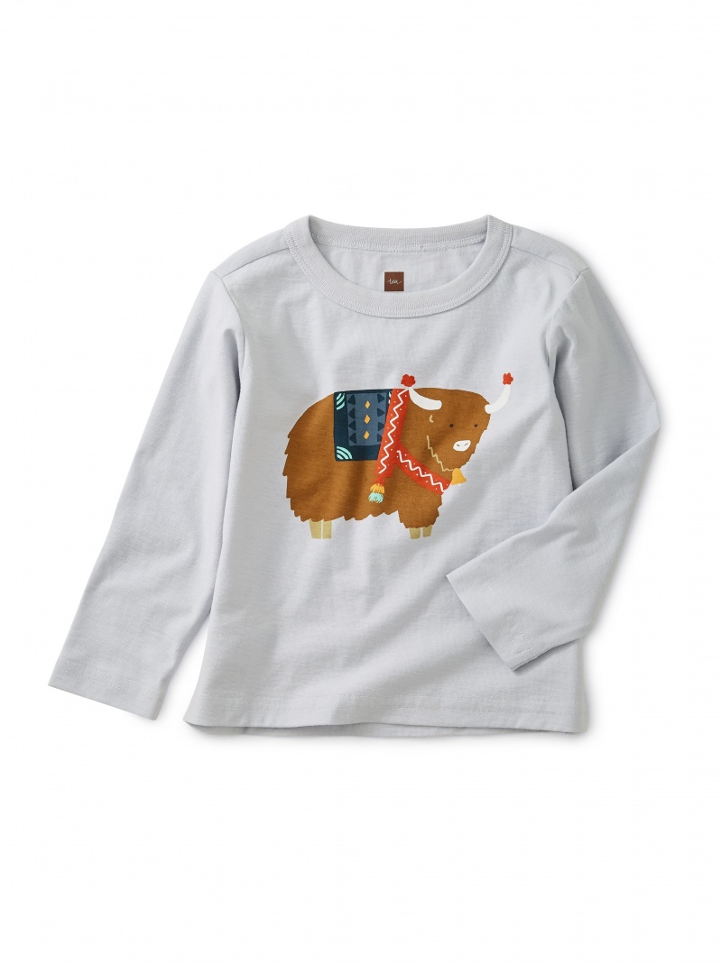 Yak It Up Graphic Baby Tee | Tea Collection