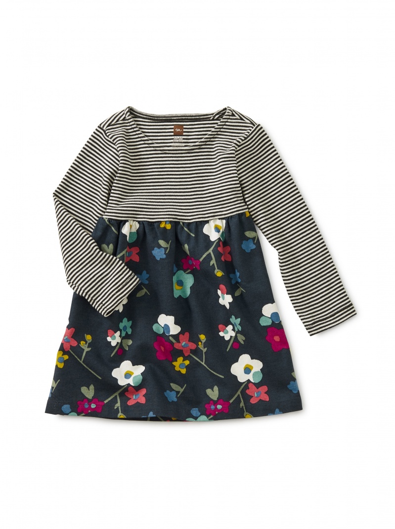 Two-Tone Baby Dress | Tea Collection
